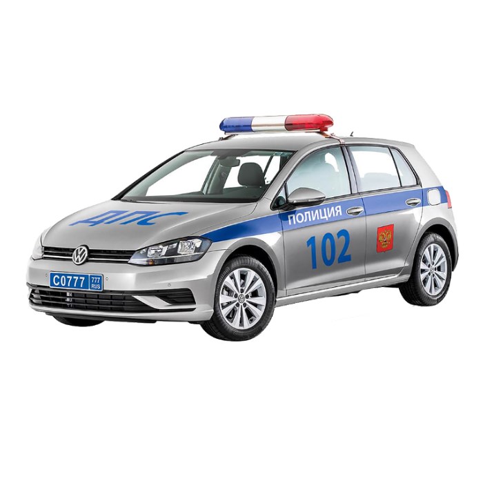 VW Golf Police